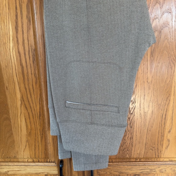 ATHLETA Delancy Beige Herringbone High-Waisted Leggings! NWOT - Picture 6 of 7